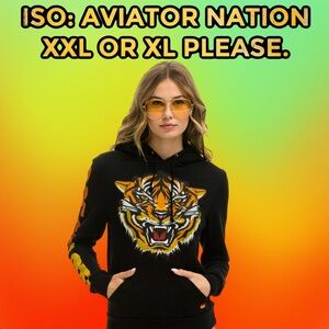 Aviator Nation Dreamland Hoodie with Tiger Graphic